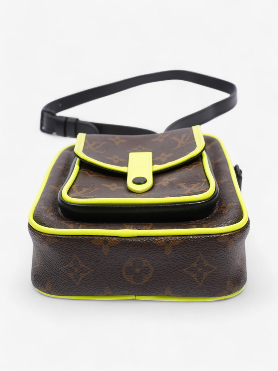 Louis Vuitton Christopher Messenger Monogram / Black / Flourescent Yellow Coated Canvas Image 6