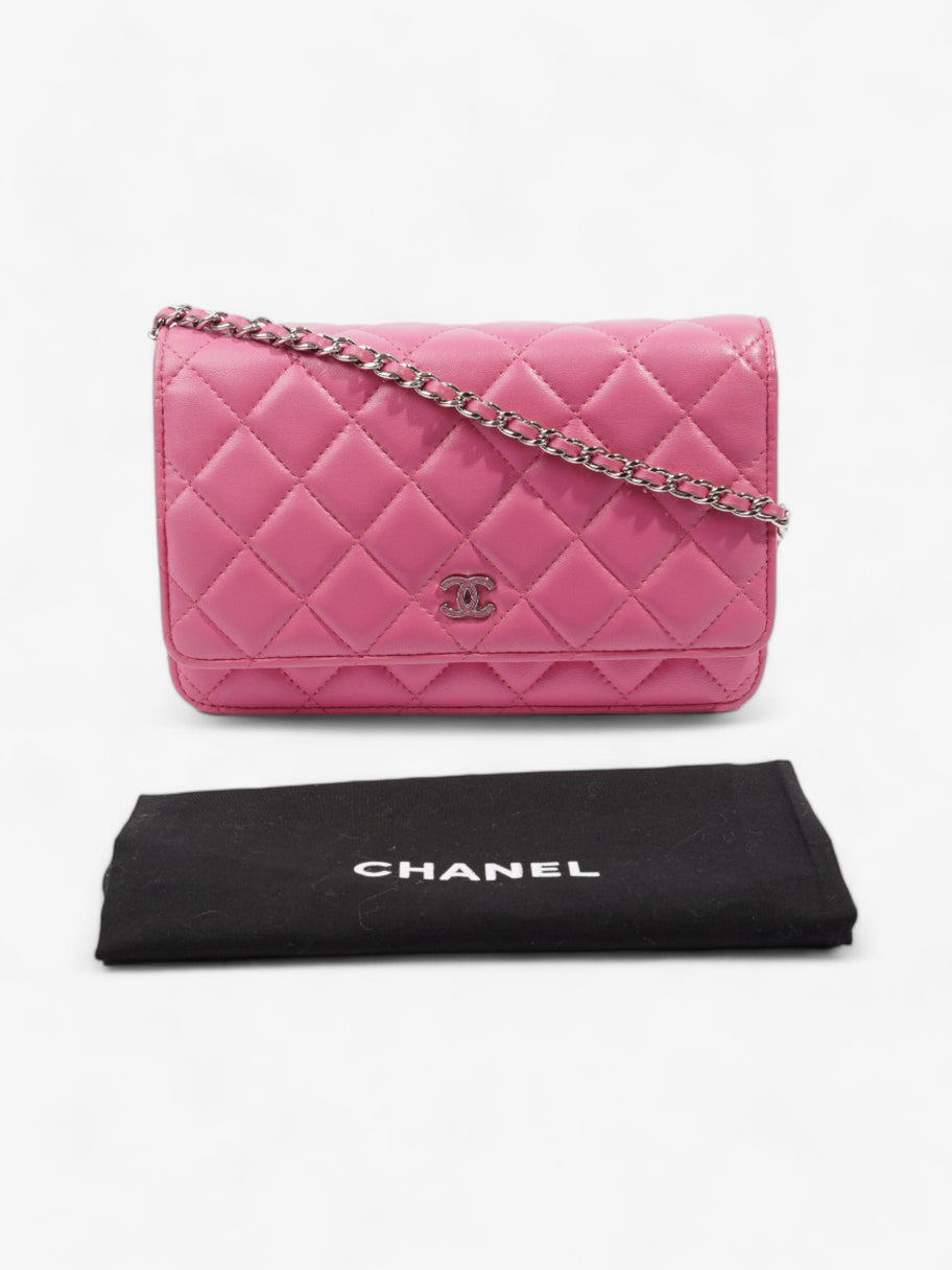 Chanel Wallet On Chain Pink Caviar Leather Image 8