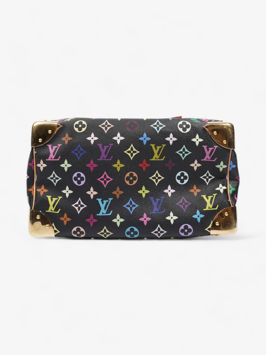 Louis Vuitton x Takashi Murakami Speedy Black / Monogram Multicolour Coated Canvas 30 Image 6