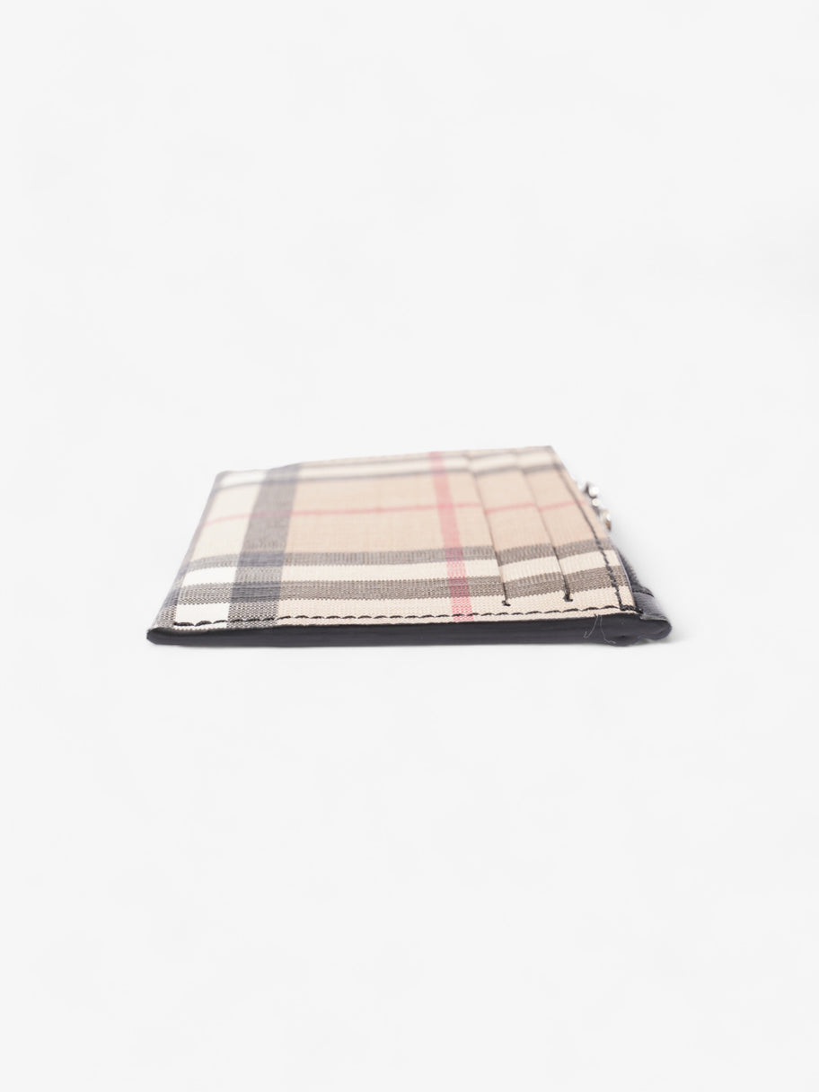 Burberry Zipped Card Holder Vintage Check Coated Canvas Image 2