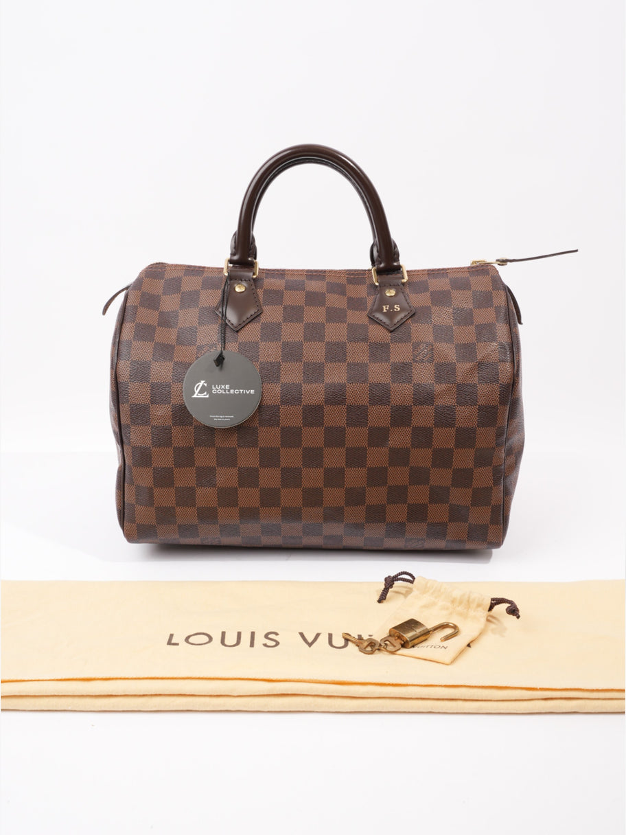 Louis Vuitton Speedy Damier Ebene Coated Canvas 30 Image 10