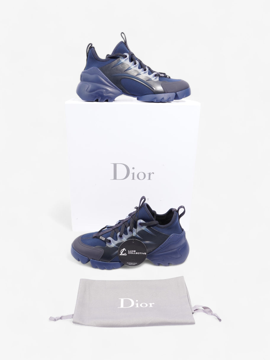 Christian Dior D-Connect Sneakers Navy Technical Fabric EU 37.5 UK 4.5 Image 10