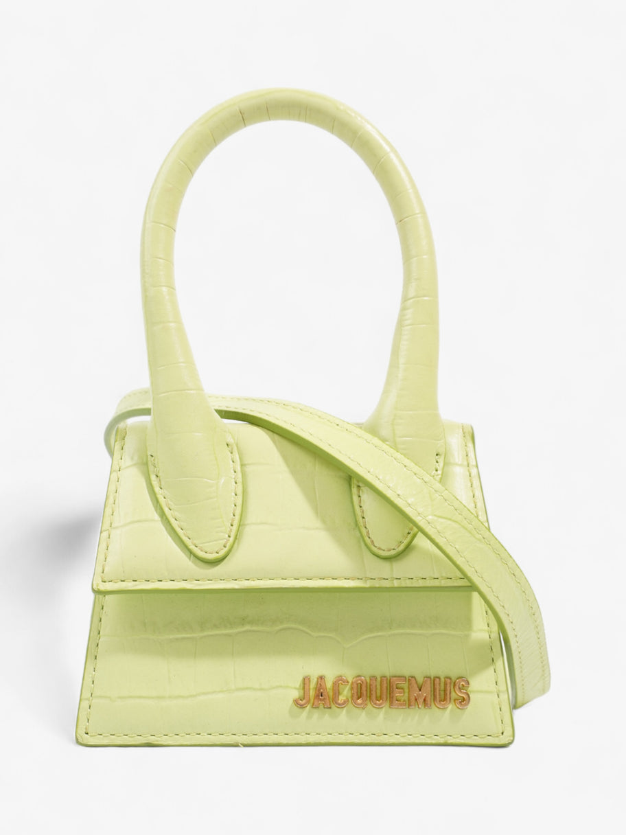 Jacquemus Le Chiquito Lime Green Leather Image 1