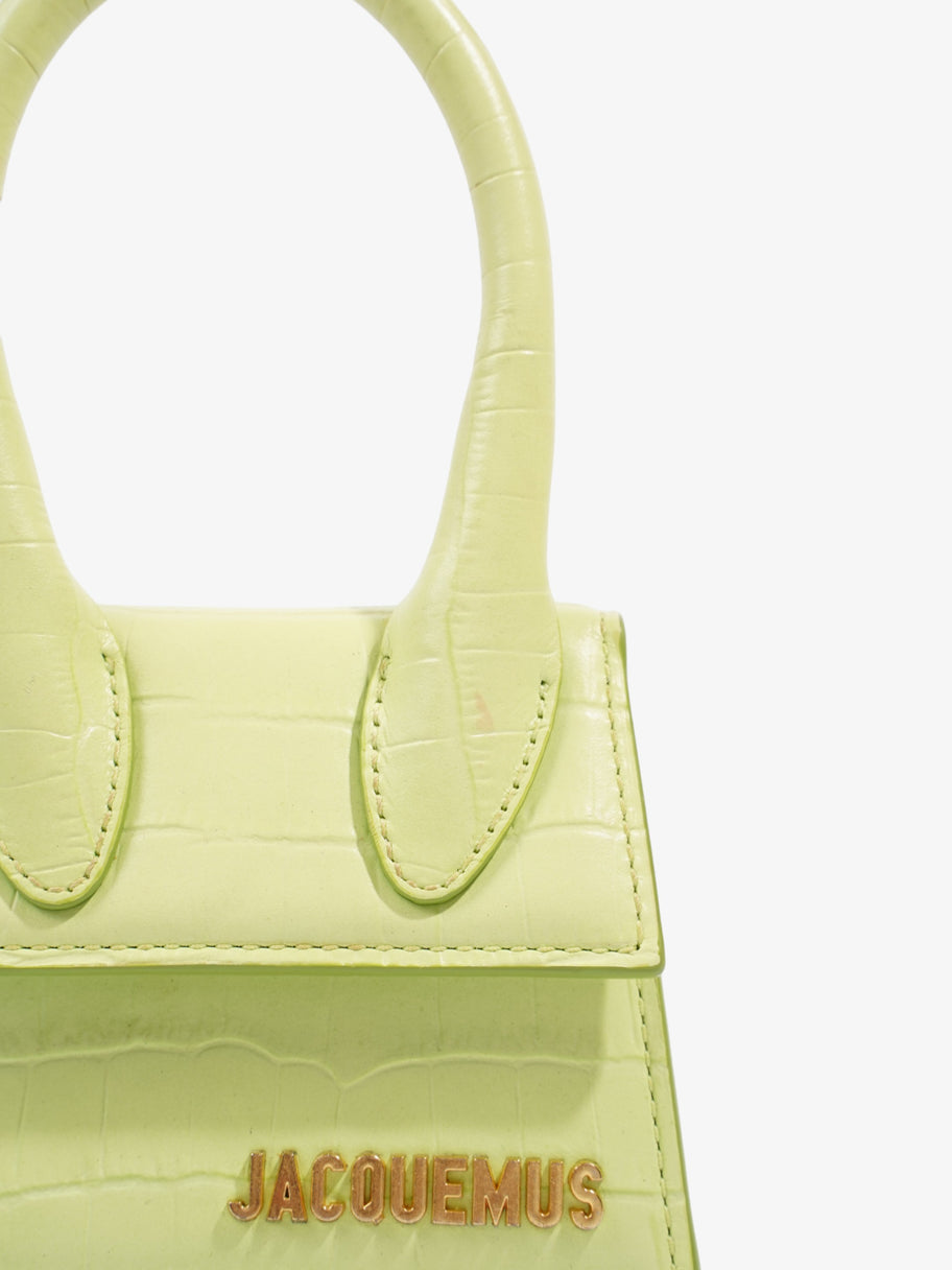 Jacquemus Le Chiquito Lime Green Leather Image 7