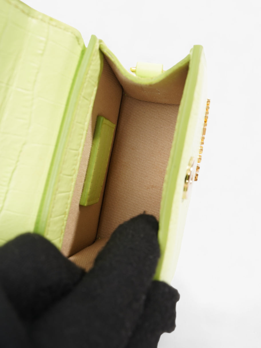 Jacquemus Le Chiquito Lime Green Leather Image 8