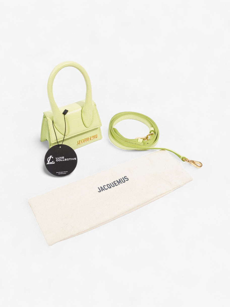 Jacquemus Le Chiquito Lime Green Leather Image 9