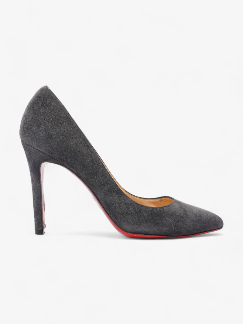  Christian Louboutin Pigalle 100 100mm Grey Suede EU 36.5 UK 3.5