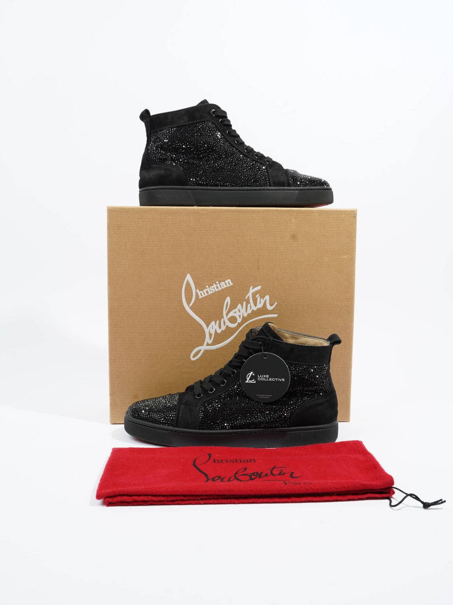 Black glitter high tops hotsell