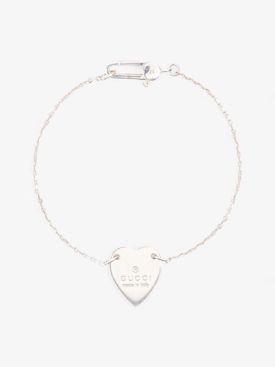 Gucci Heart Bracelet Silver Silver Sterling 17 Image 1