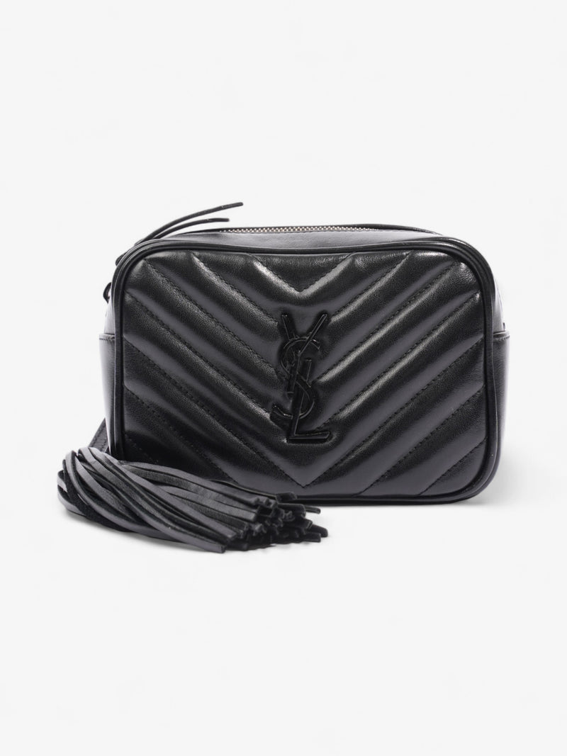  Saint Laurent Lou Belt Bag Black Calfskin Leather