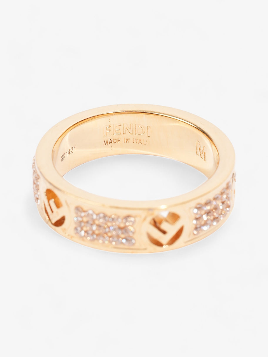 Fendi FF Ring Gold Base Metal Medium (54mm) Image 3