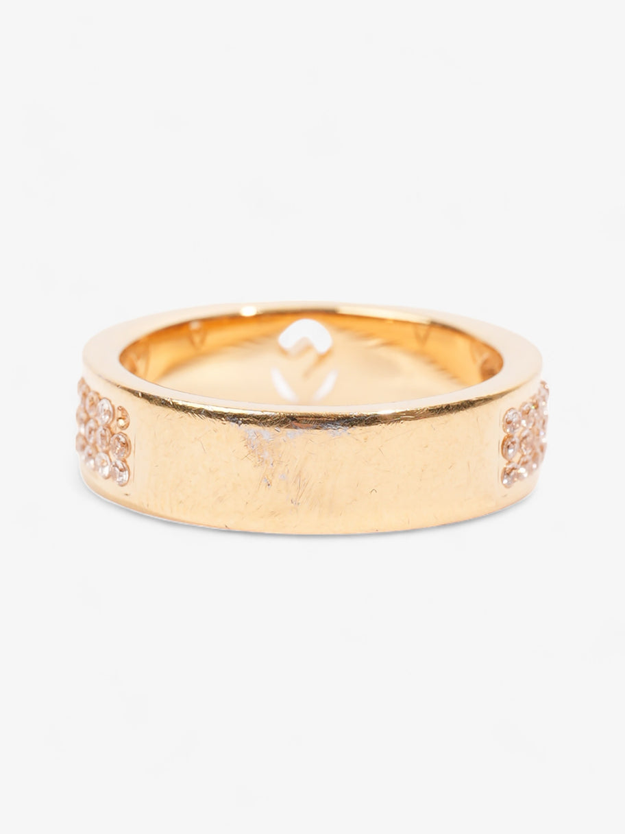 Fendi FF Ring Gold Base Metal Medium (54mm) Image 4