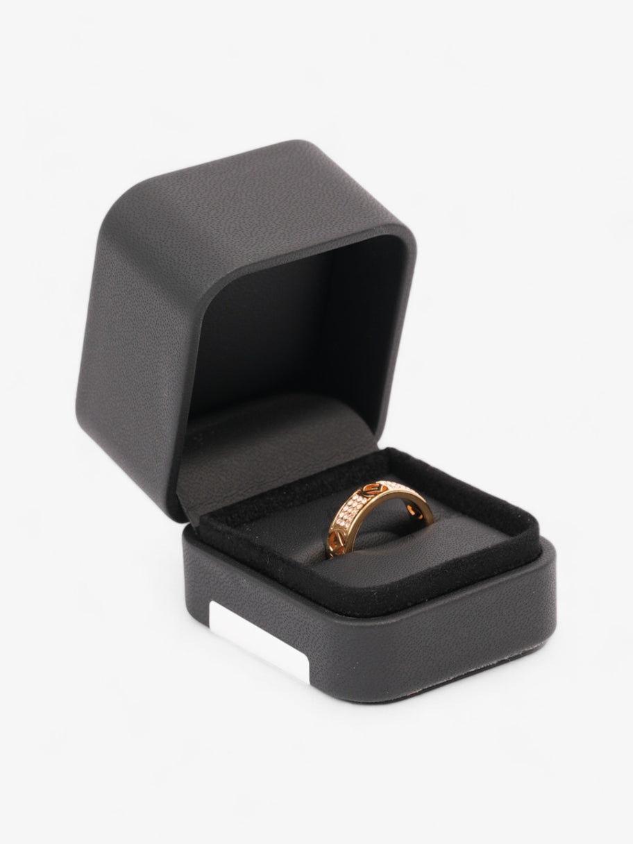 Fendi FF Ring Gold Base Metal Medium (54mm) Image 5