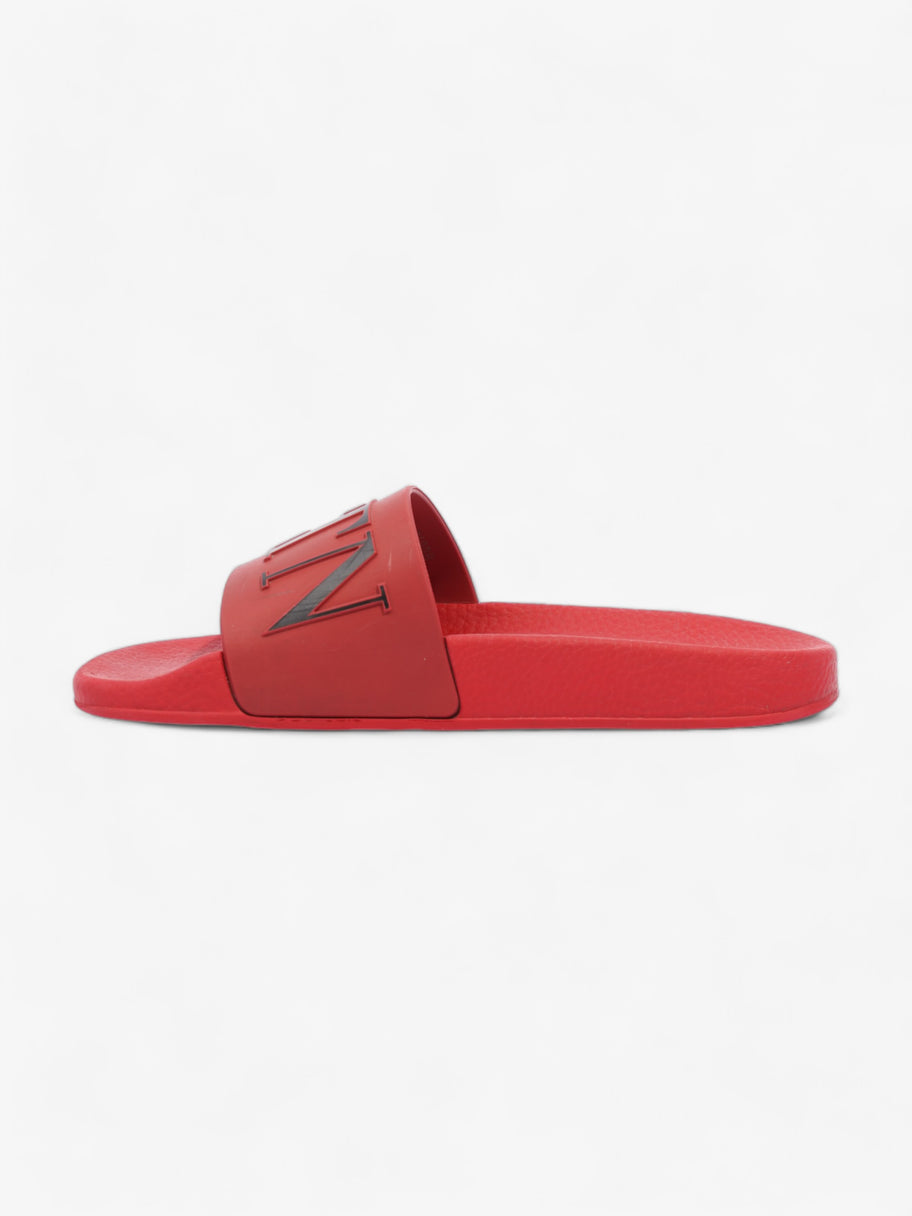 Valentino VLTN Slides Red / Black Logo Rubber EU 38 UK 5 Image 5