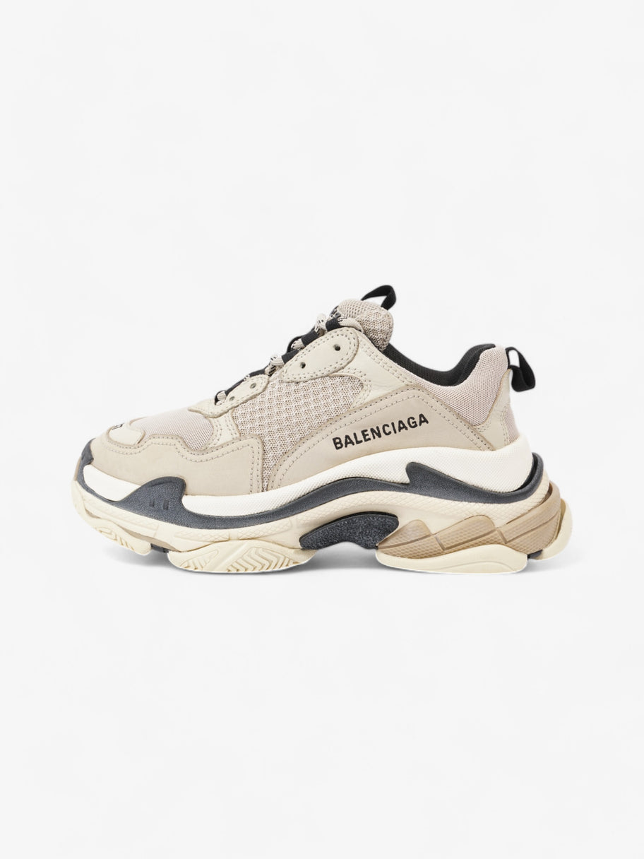 Balenciaga Triple S Beige  / Black Mesh EU 37 UK 4 Image 5