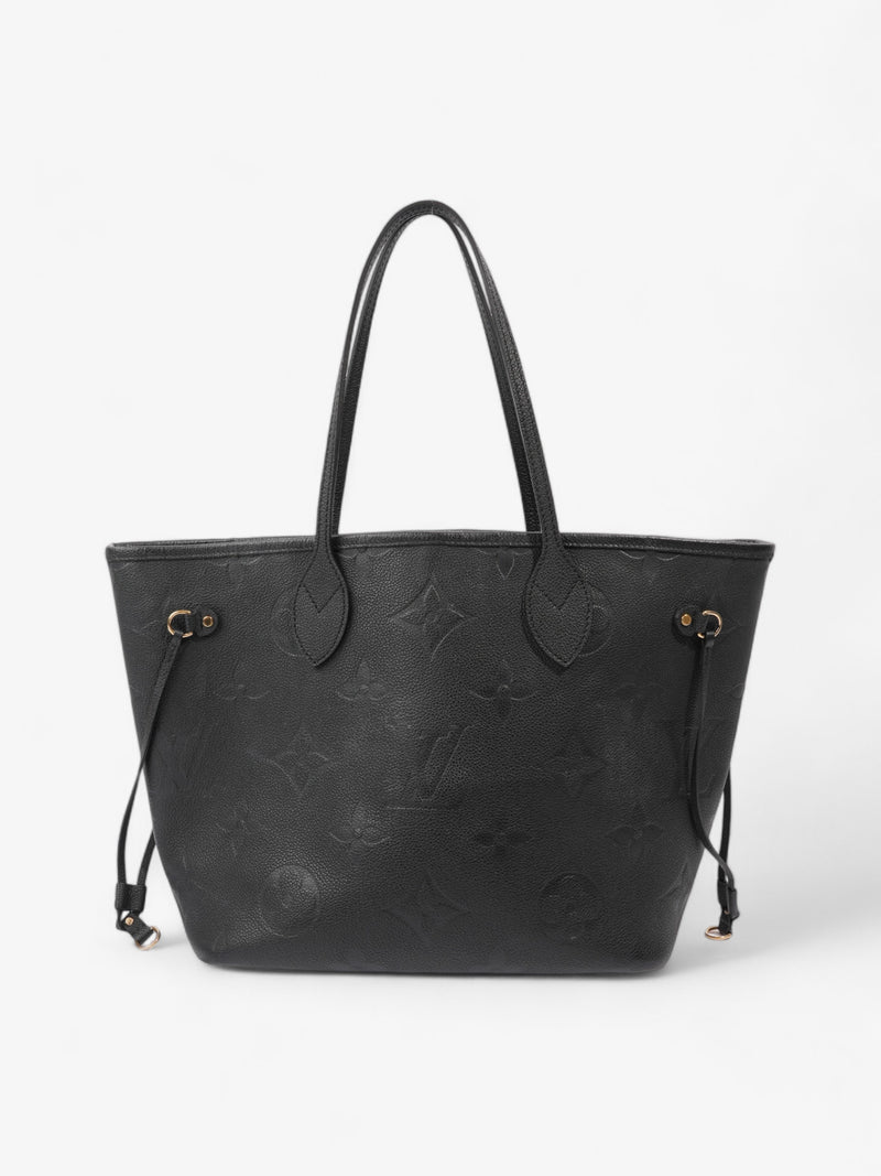  Louis Vuitton Neverfull Black Empreinte Leather MM