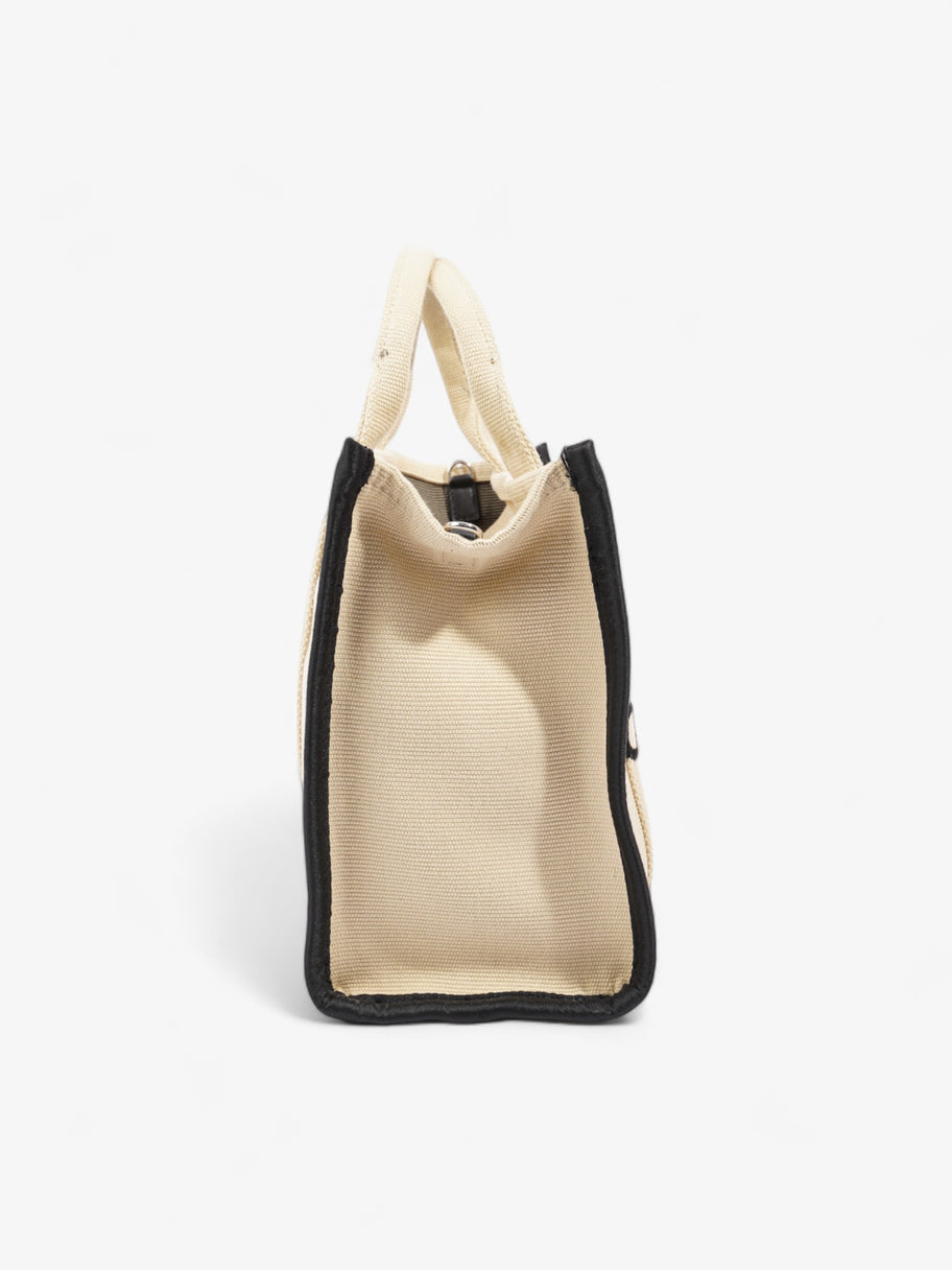 Marc Jacobs The Tote Bag Beige / Black Canvas Medium Image 5