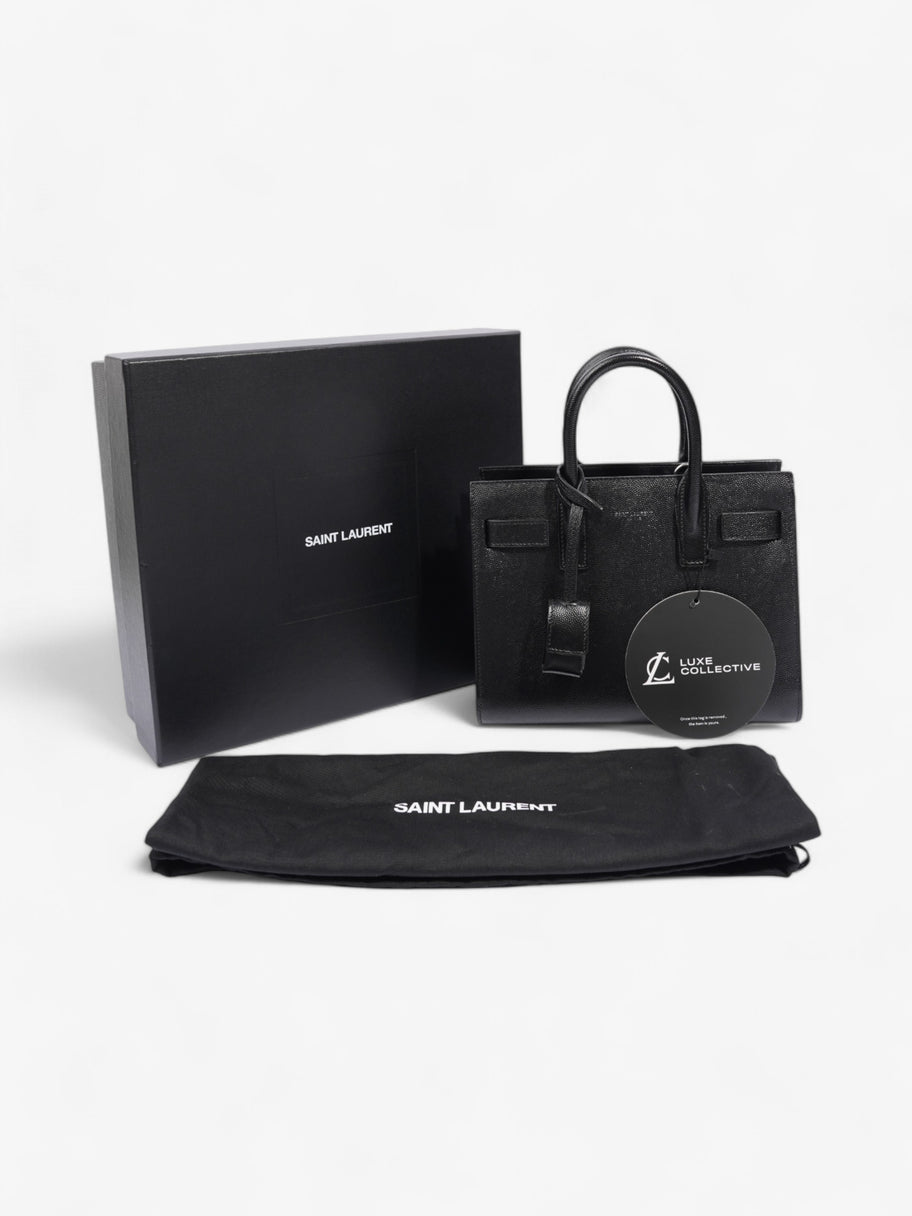 Saint Laurent Sac De Jour Black Leather Nano Image 9