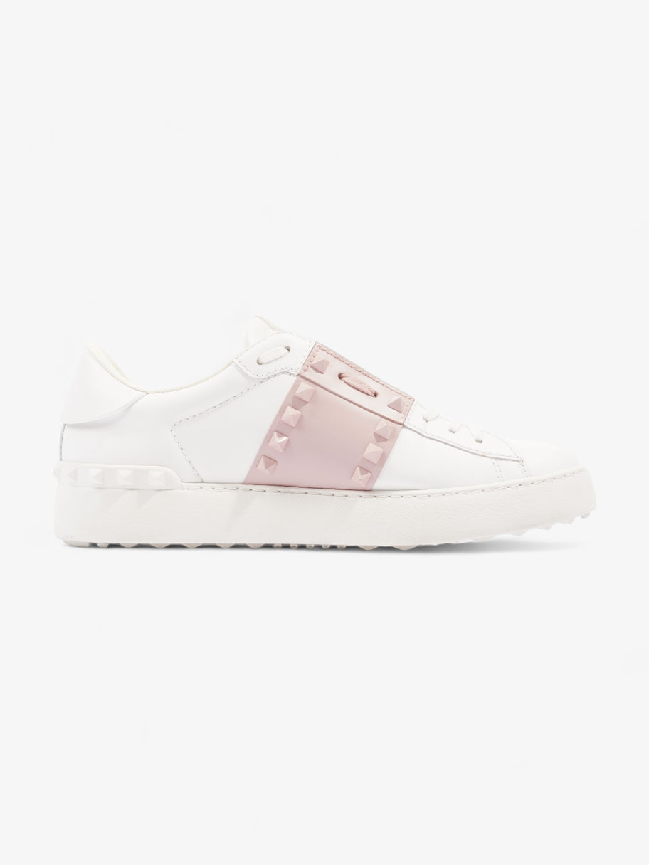 Open Rockstud Sneakers White / Pink Leather EU 40.7 UK 7.5 Image 4