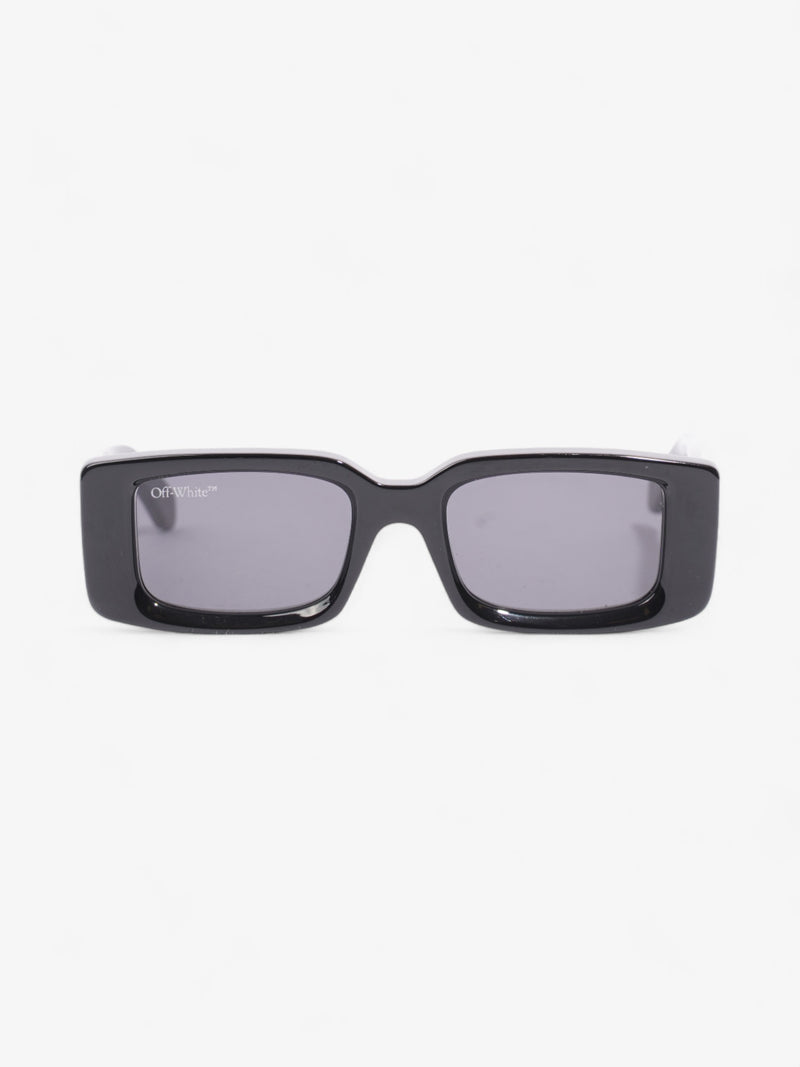  Off White Square Sunglasses Black Acetate 150mm