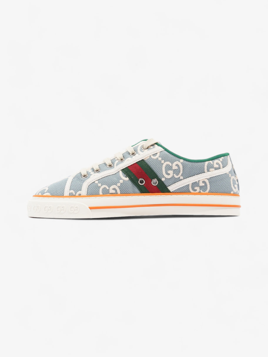 Gucci Tennis 1977 Light Blue / Orange Canvas EU 41 UK 8 Image 3