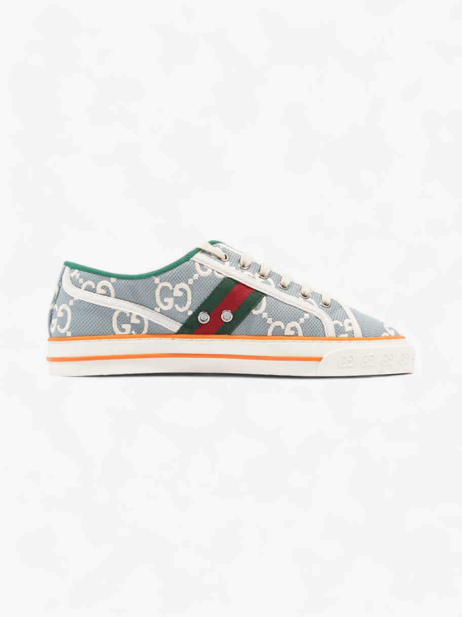 Gucci Tennis 1977 Light Blue / Orange Canvas EU 41 UK 8 Image 4