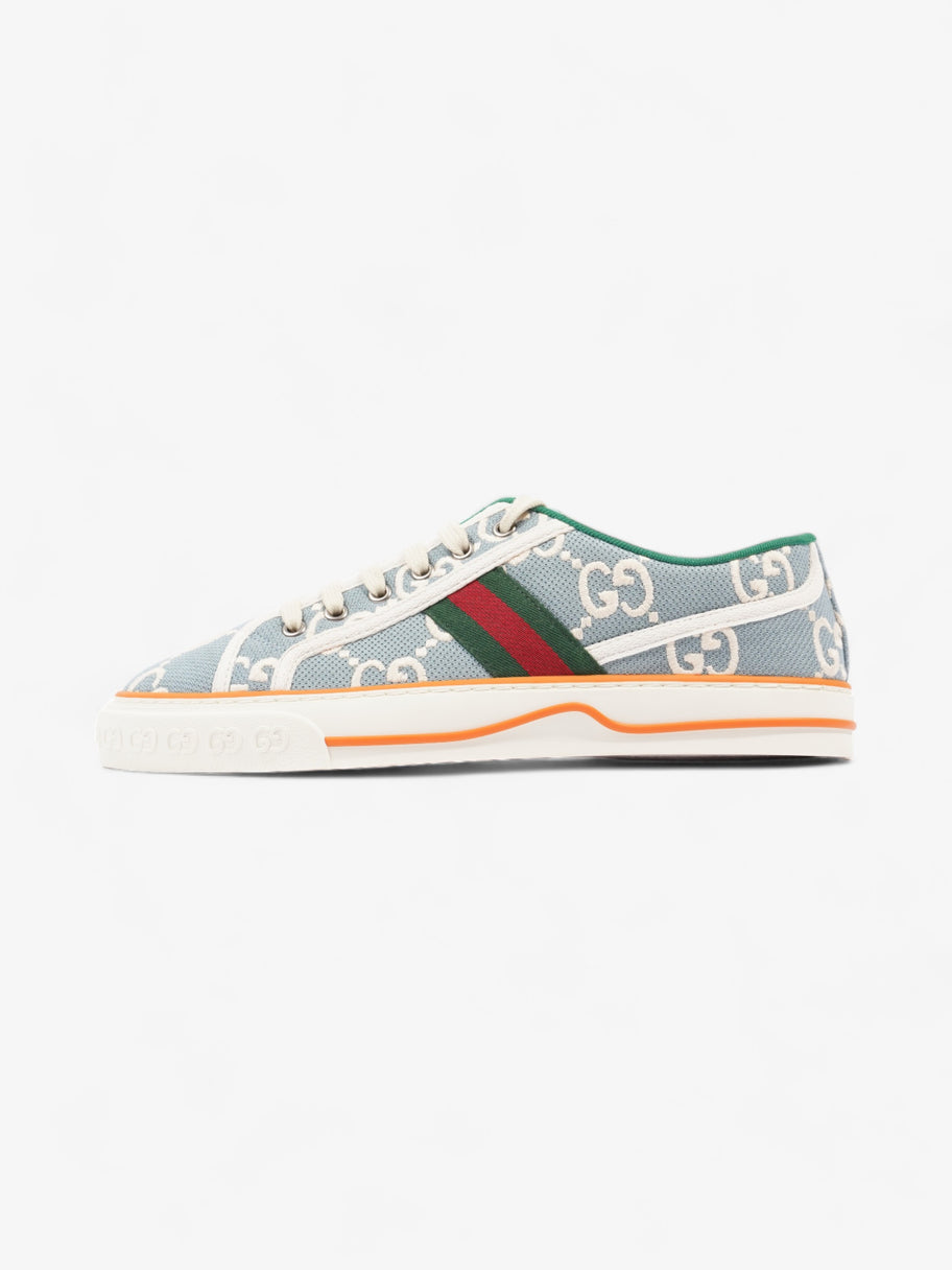 Gucci Tennis 1977 Light Blue / Orange Canvas EU 41 UK 8 Image 5