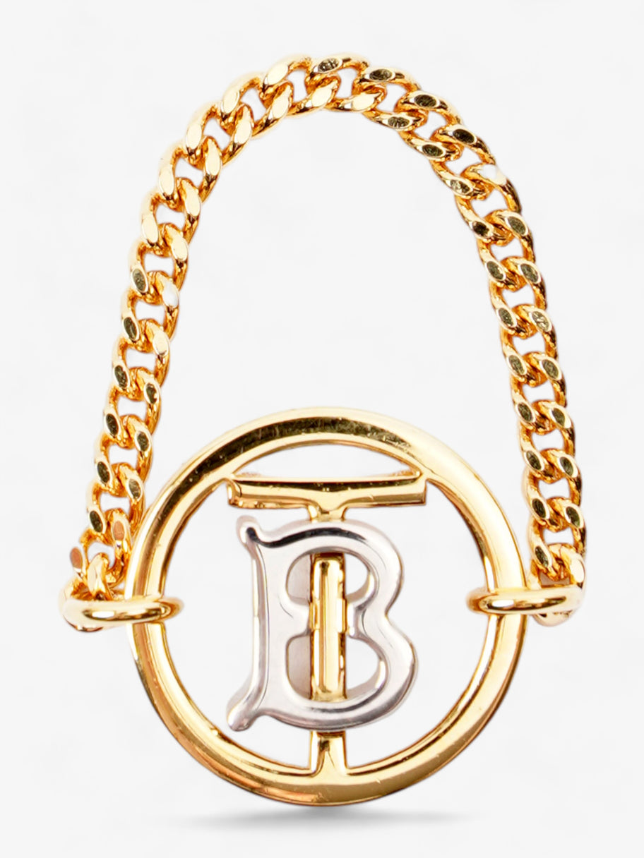 Mini TB Monogram Chain Ring Gold / Palladium Brass 52 (Diameter - 16.7mm) Image 1