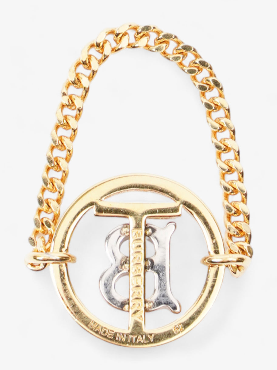 Mini TB Monogram Chain Ring Gold / Palladium Brass 52 (Diameter - 16.7mm) Image 2