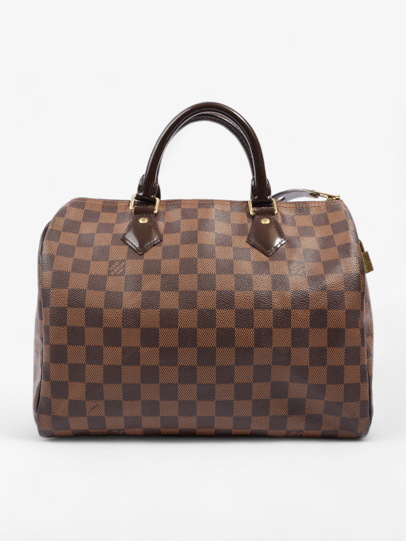  Speedy Damier Ebene Coated Canvas 30