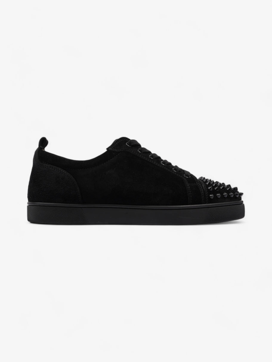 Christian Louboutin Louis Junior Spikes Sneakers Black Suede EU 43 UK Luxe Collective