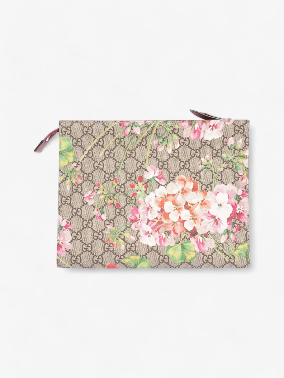 Gucci Blooms Zip Pouch GG Supreme / Bloom Coated Canvas Large Image 4