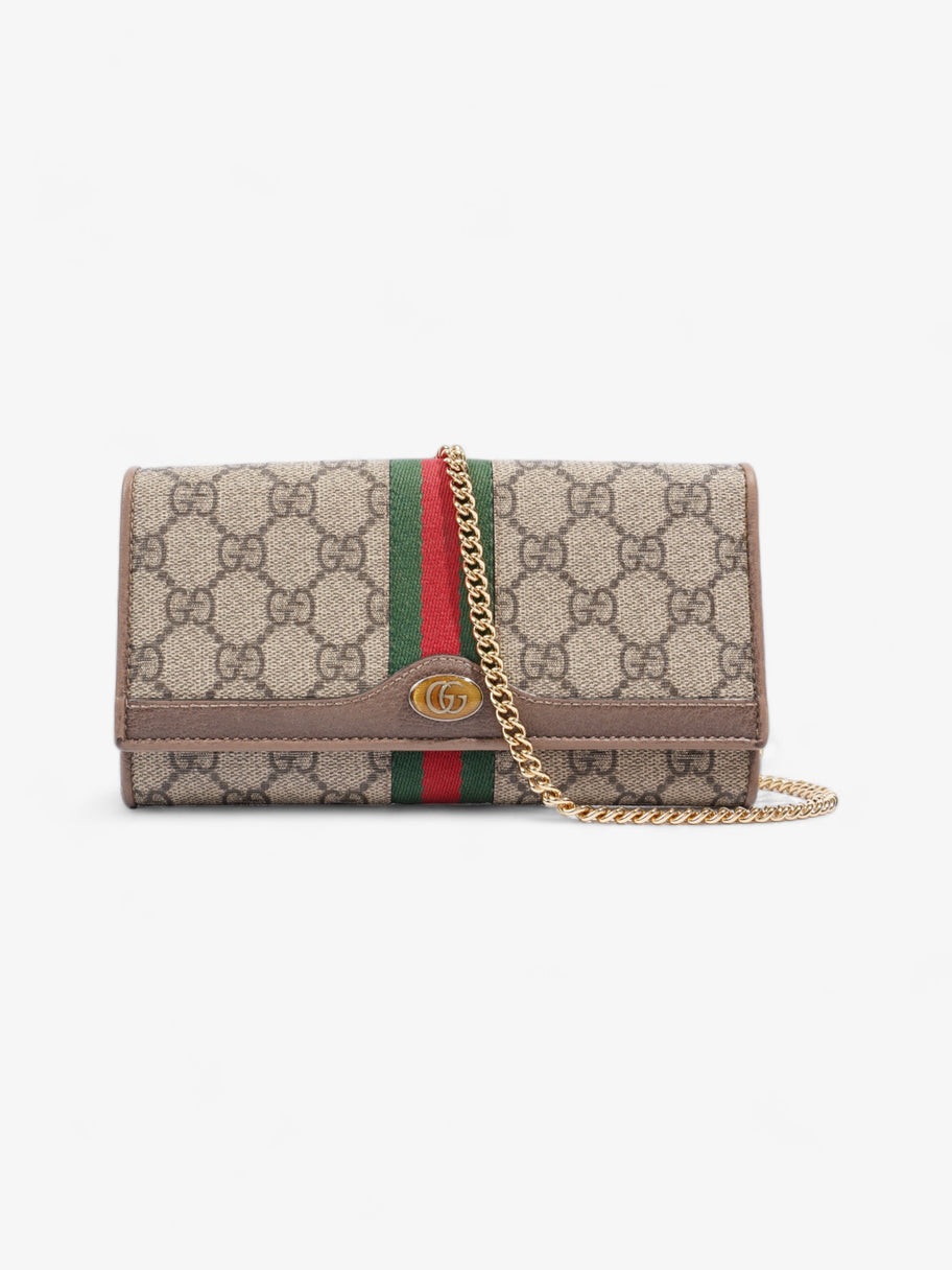 Gucci Ophidia GG Continental Wallet GG Supreme / Red / Green Canvas Image 1