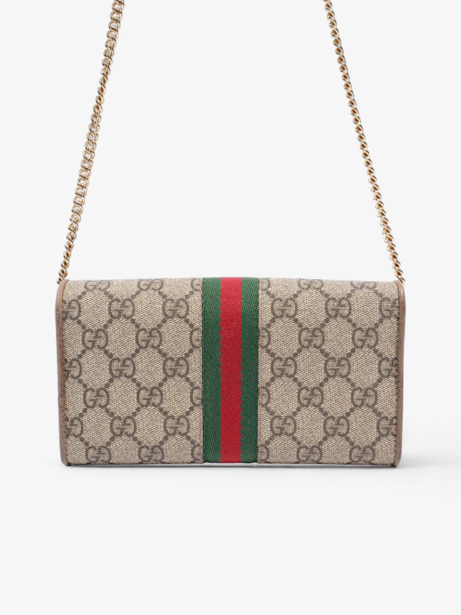 Gucci Ophidia GG Continental Wallet GG Supreme / Red / Green Canvas Image 4