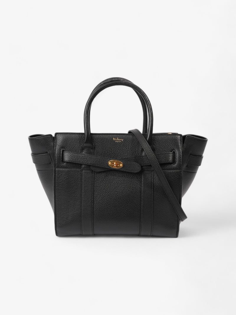  Mulberry Bayswater Black Grained Leather Small