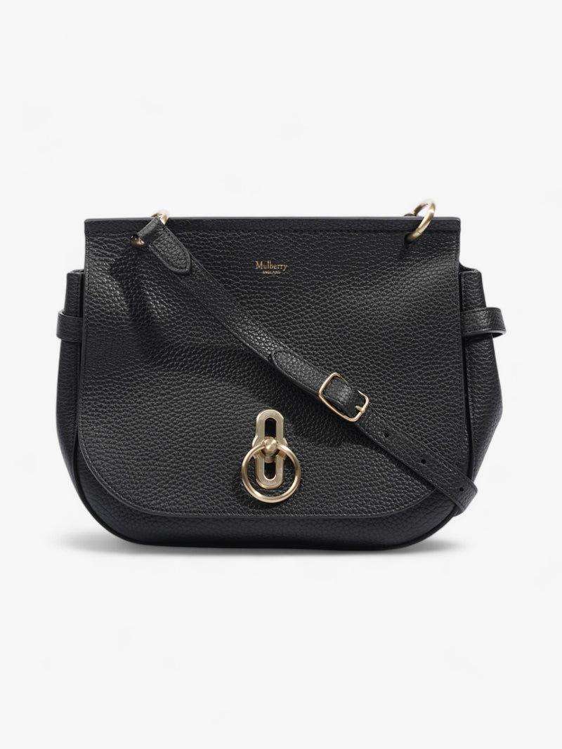  Mulberry Amberley Satchel Black Grained Leather