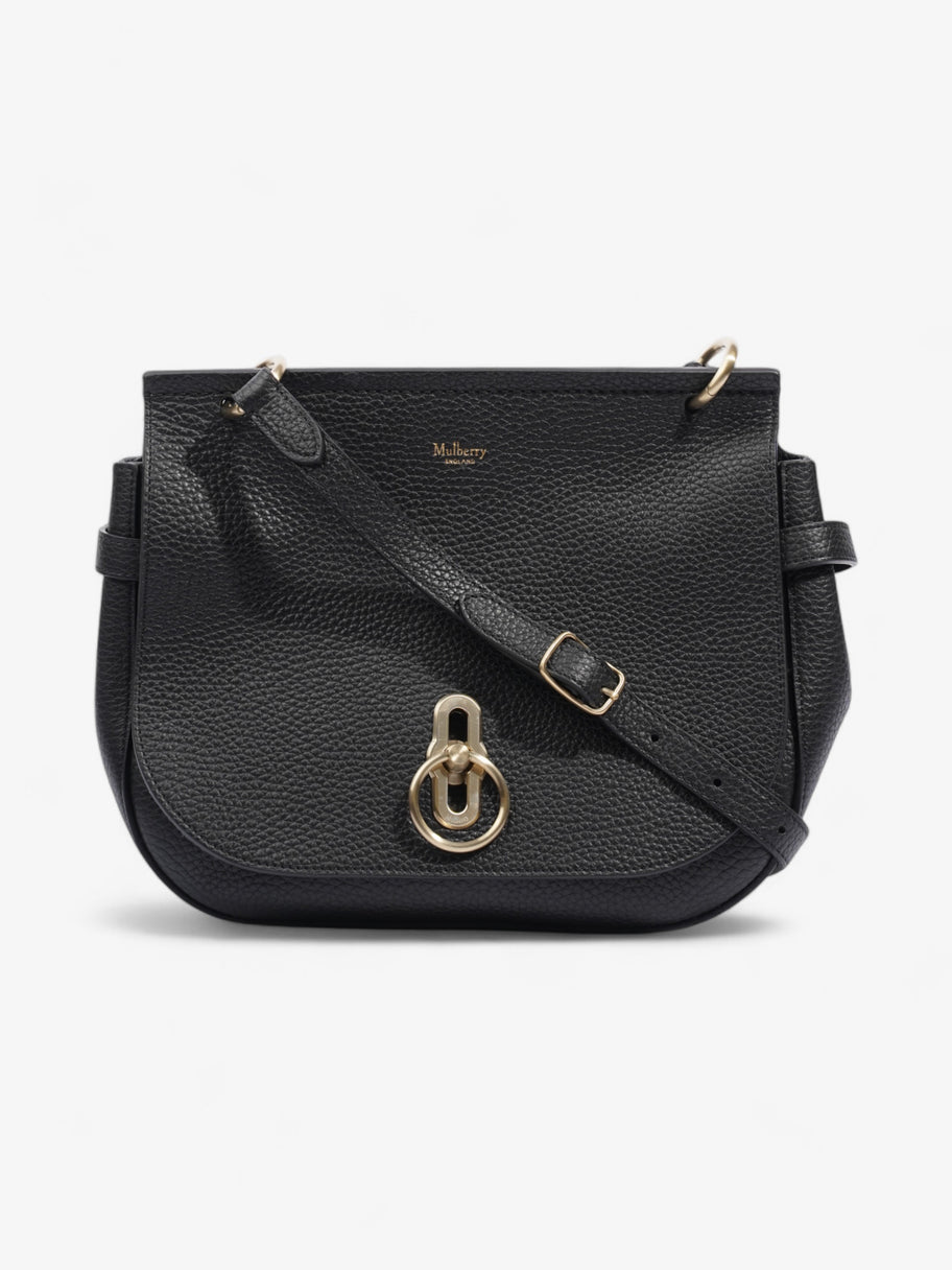 Mulberry Amberley Satchel Black Grained Leather Luxe Collective