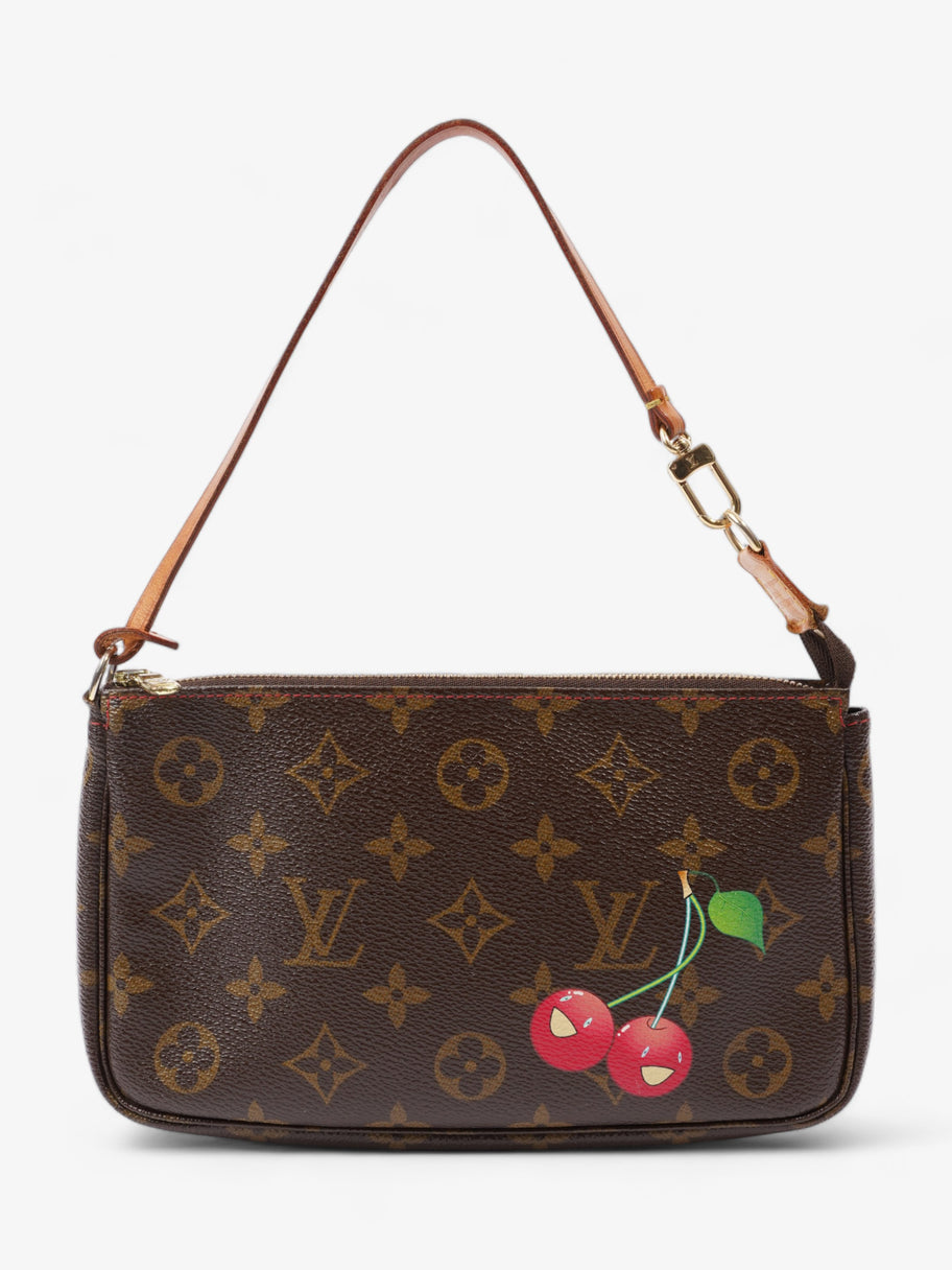 Louis Vuitton Takashi Murakami Cherry Pochette Accessoire Monogram / Red Canvas Image 1