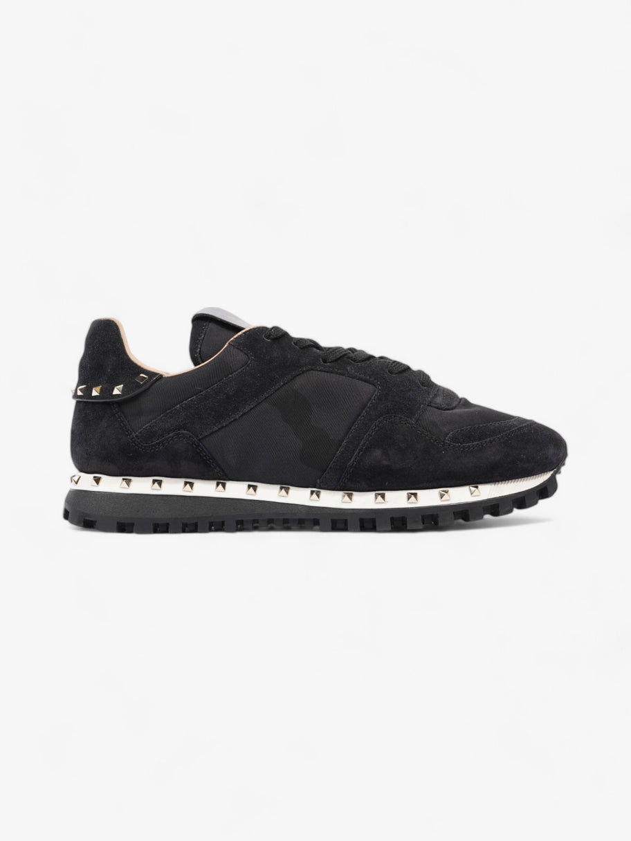 Valentino Rockstud Sneakers Black Suede EU 37 UK 4 Image 1