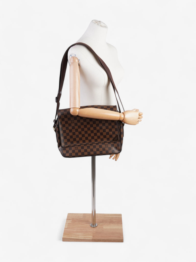  Louis Vuitton Shelton Damier Ebene Canvas MM