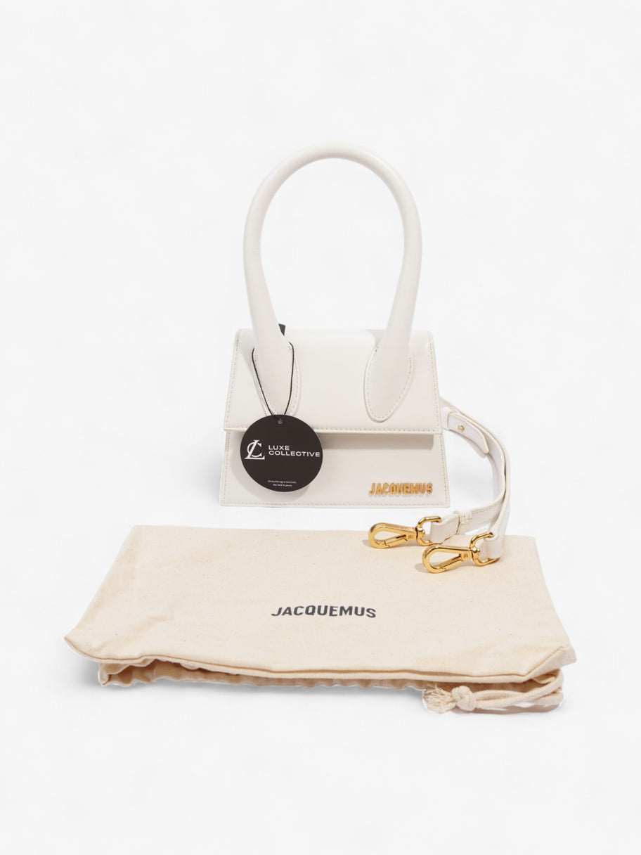 Jacquemus Le Chiquito Moyen White Leather Image 10