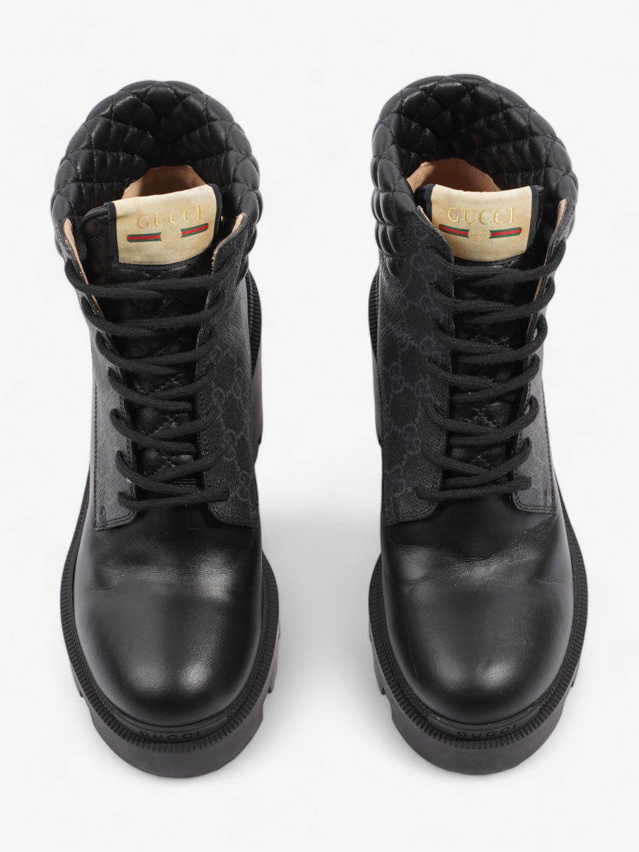 GG Ankle Boot 5.5cm Black Coated Canvas EU 39 UK 6 Image 8