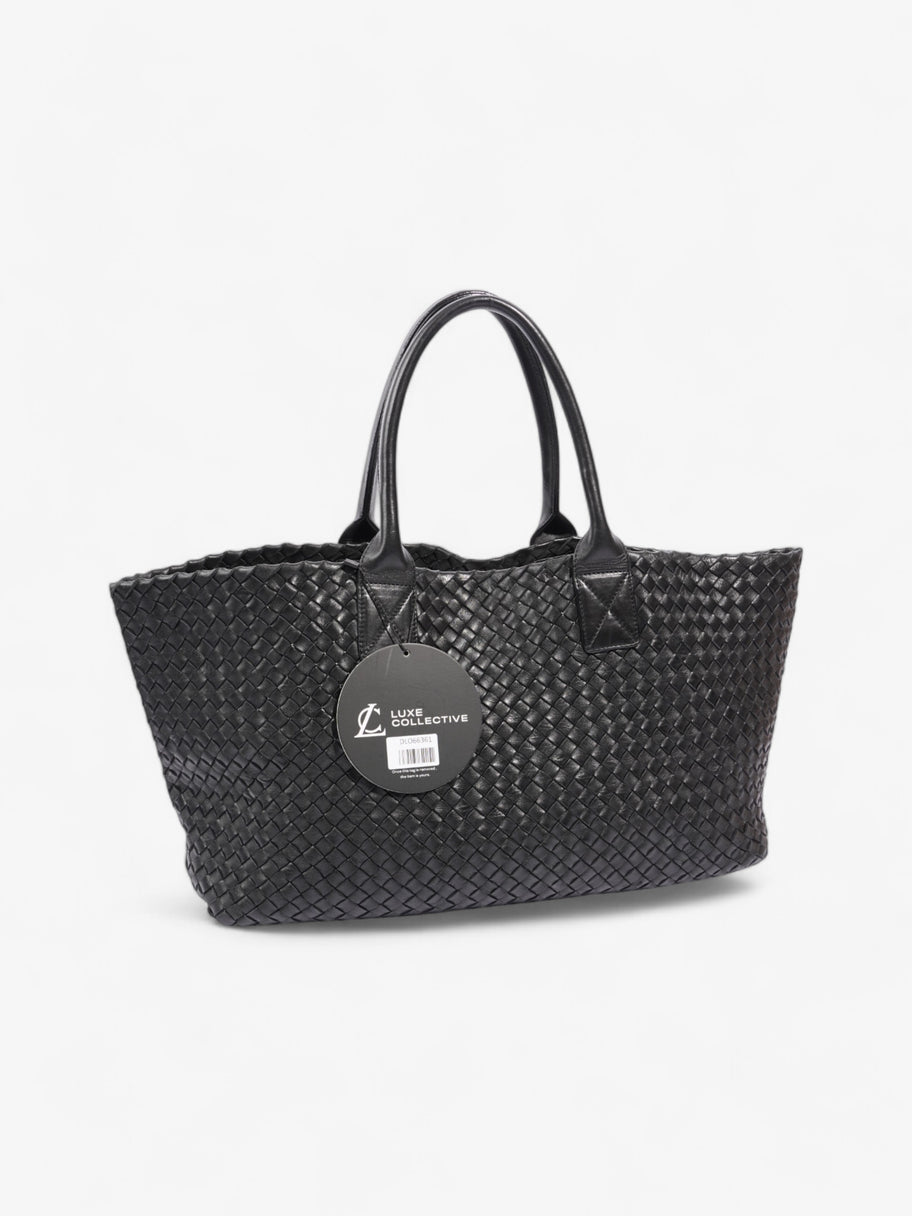 Bottega Veneta Tote Bag Black Intrecciato Leather Large Image 11