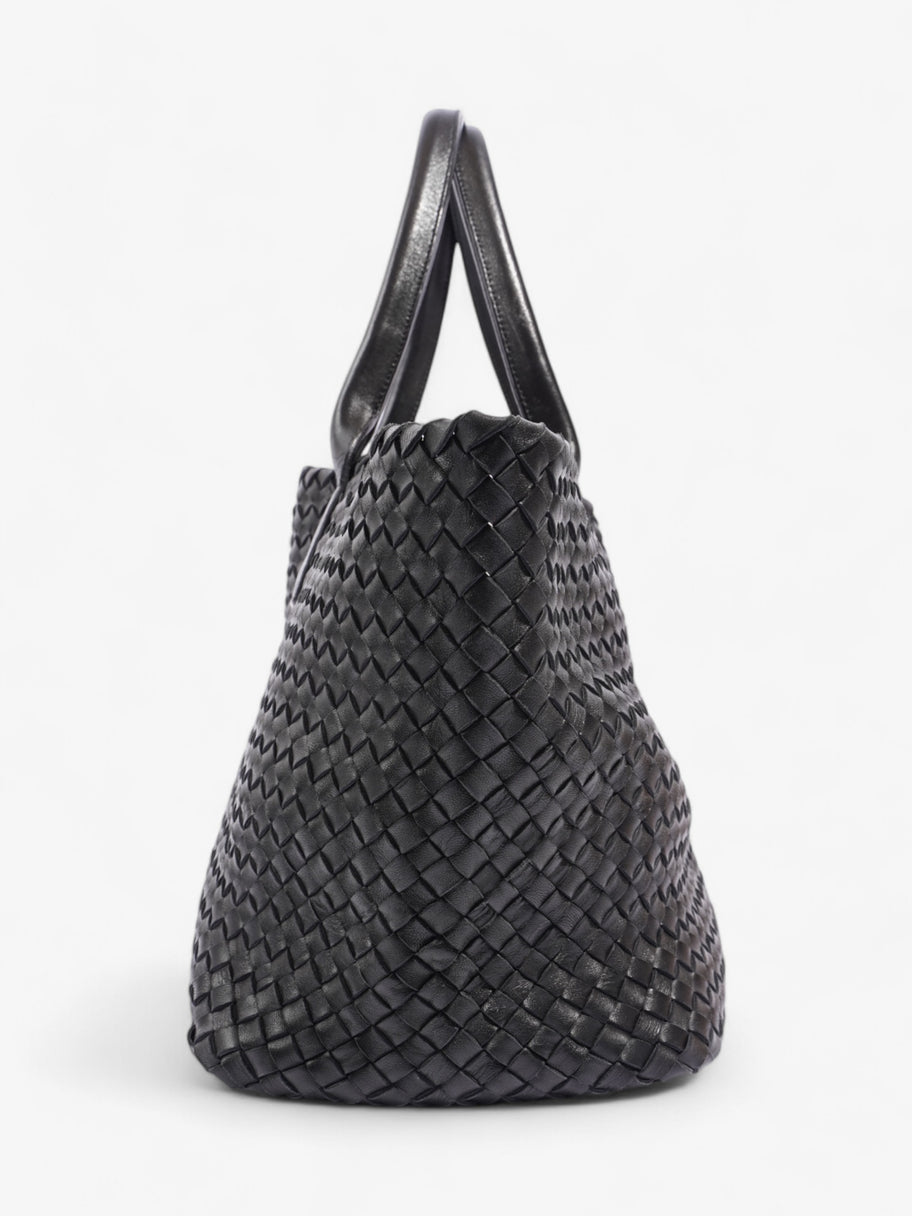 Bottega Veneta Tote Bag Black Intrecciato Leather Large Image 3