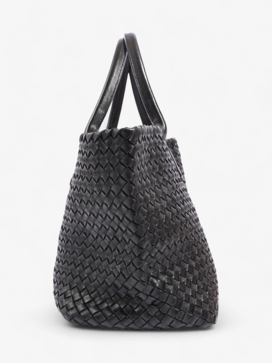 Bottega Veneta Tote Bag Black Intrecciato Leather Large Image 5