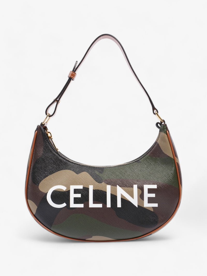  Celine Ava Bag Camouflage Coated Canvas