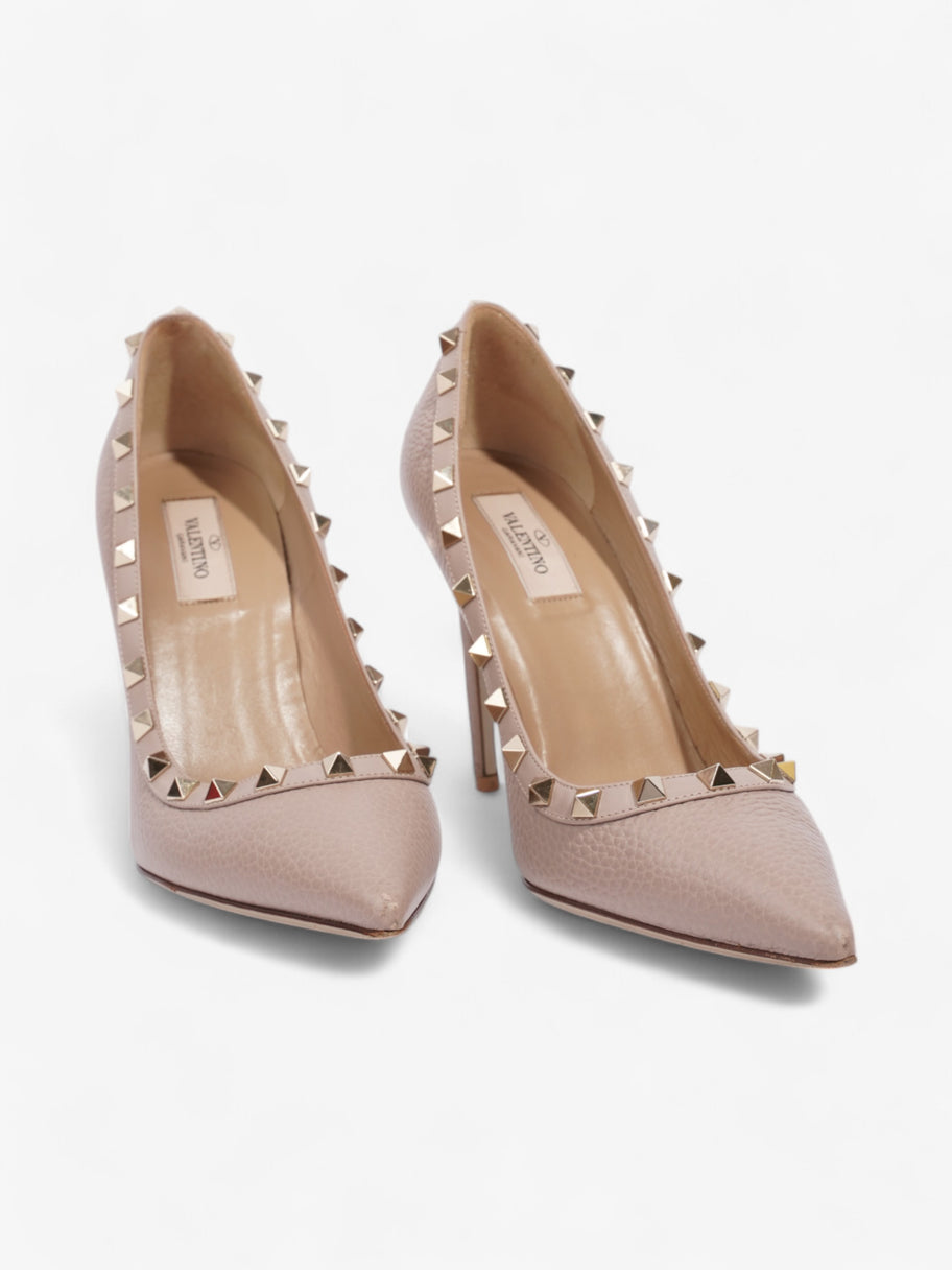 Valentino Rockstud Heels 100 Nude Leather EU 39 UK 6 Image 2