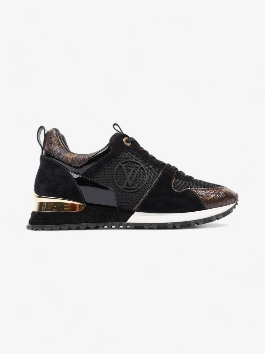 Louis Vuitton Run Away Sneakers Black / Brown Monogram Mesh EU 40 UK 7 Image 1