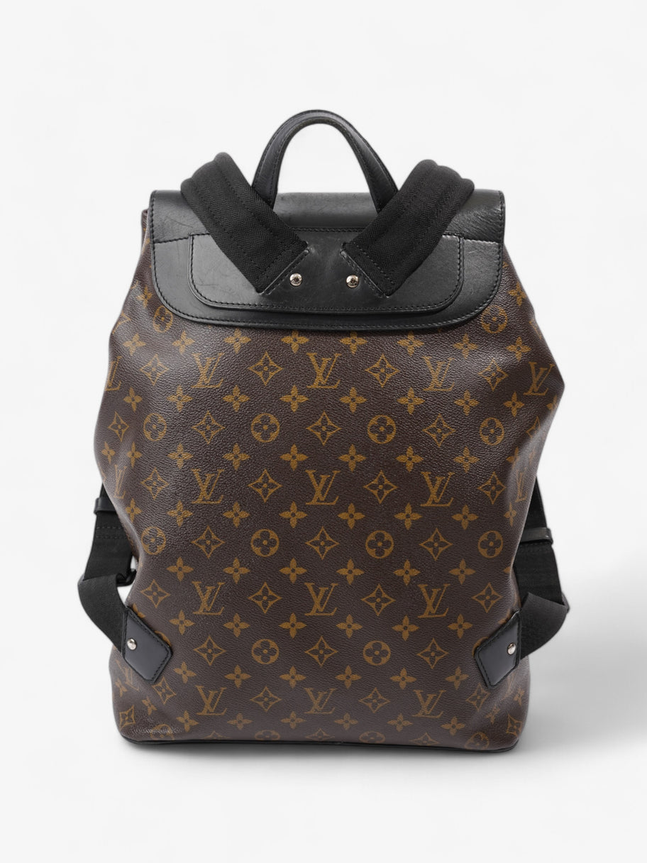 Louis Vuitton Macassar Backpack Black / Monogram Coated Canvas Image 4