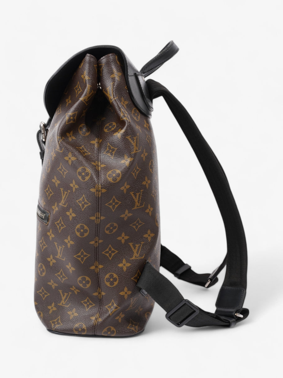 Louis Vuitton Macassar Backpack Black / Monogram Coated Canvas Image 5